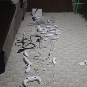 WII console and with extra accessories